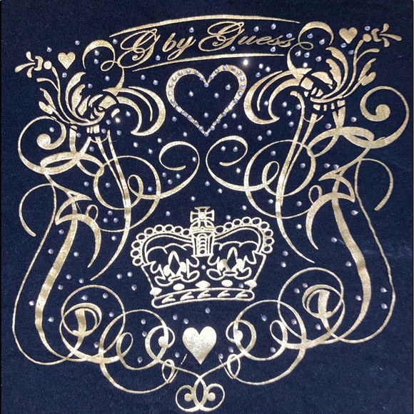 Guess Black and Gold Tshirt - Picture 6 of 8